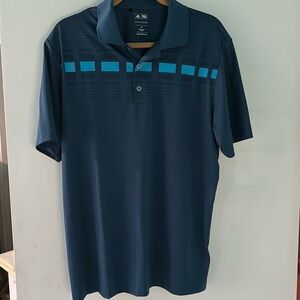 Golf shirt, blue, M